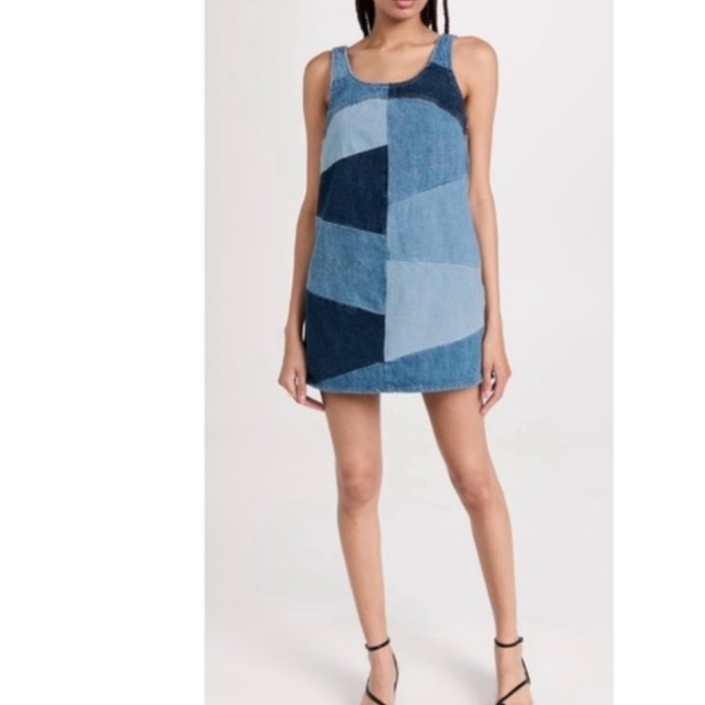 NEW FRAME Atelier Micro Flare Denim Dress